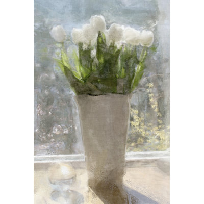 Tulips In The Sun by Noah Bay - Wrapped Canvas Painting