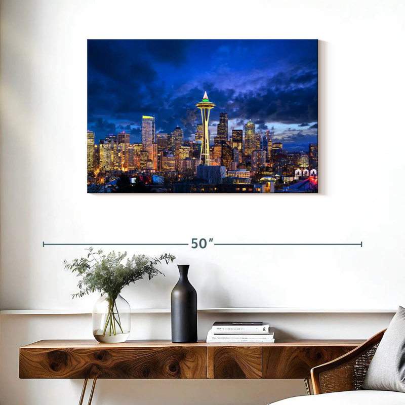 Sireci Space Needle Standout, 24" H x 36" W