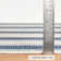 Blue Awning Stripe Machine Washable Rug