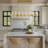 Durkin 16-Light 54" Dimmable Rectangular Glass Pendant Chandelier-110508269