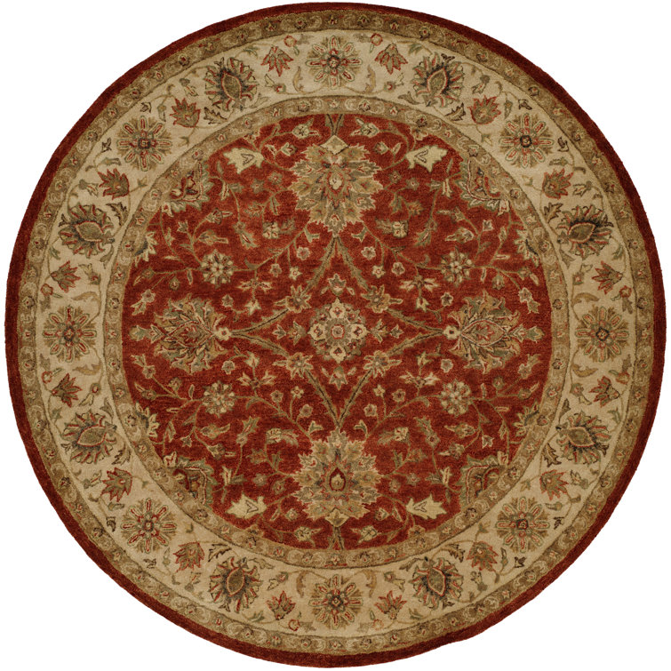 Chaudhary Oriental Handmade Tufted Wool Red/Beige Area Rug