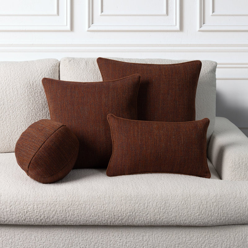 Artisan Luxury Lumbar Pillow Cover & Insert, Round 20"