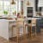 Solid Wood 26.5'' Counter Stool-940799519