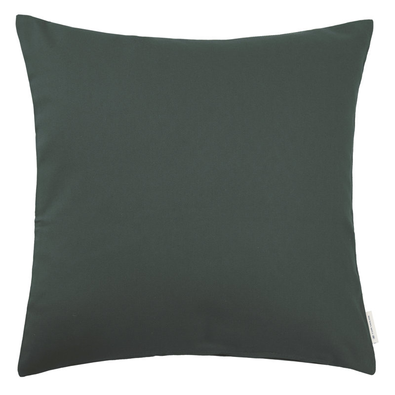 Square Throw Cushion Cover, Dark gray, 60 cm H x 60 cm W