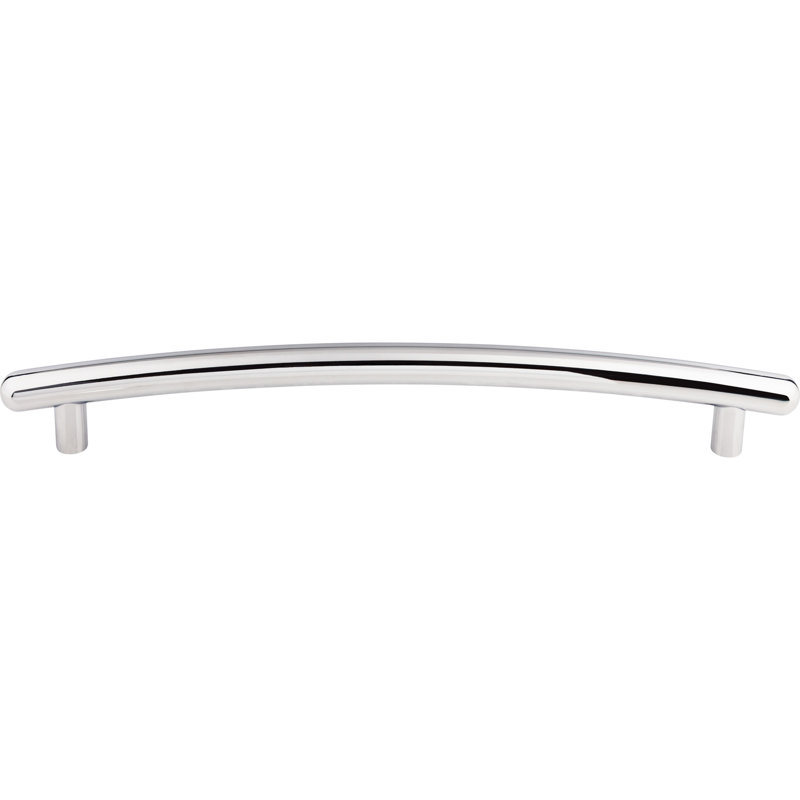 Curved 12" Center to Center Appliance pull, Polished Chrome