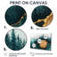 Paysage de forêt de pins de Ginicoti sur Emerald Horizon IV - forêt, art mural-700495425-700495428-700495430