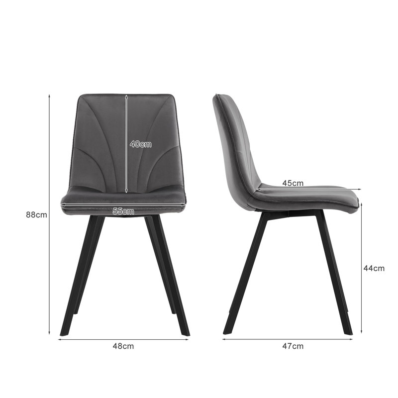 Alwayne Dining Chair, Grey