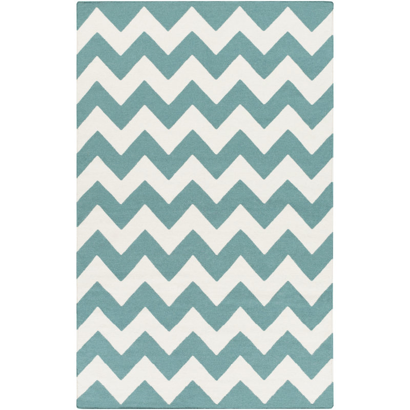 Bangor Wool Chevron Indoor Rug, Rectangle 9' x 12'
