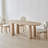 Carbone Oval Solid Wood Dining Table-361851403