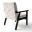 Chaise d'appoint abstraite - Fauteuil beige avec brume beige-520618460