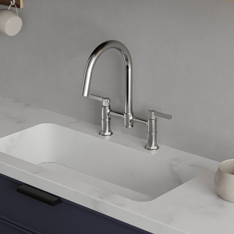 VIBRANTBATH Kitchen Faucet, Polished Chrome