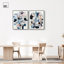 Ensemble de décorations murales abstraites "Petal" par Art Remedy, cadre noir, 30 x 36-1388061487-1388061482