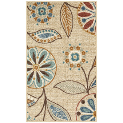 Adderley Floral Beige Area Rug