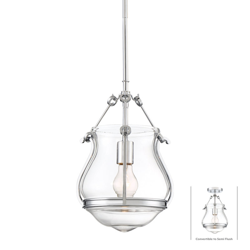 Wrought Studio™ Miks - 1 Light Mini Pendant In Chrome Finish