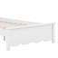 Lit plateforme en bois avec tête de lit en forme de fleur-1769270135