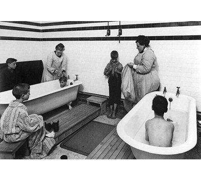 « cleaning station, londres », reproduction de photo