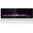60 inches Electric Fireplace Recessed and Wall Mounted, Fireplace Heater and Linear Fireplace, with Timer, Remote Control, Adjustable Flame Colour, 750w/1500w, Black