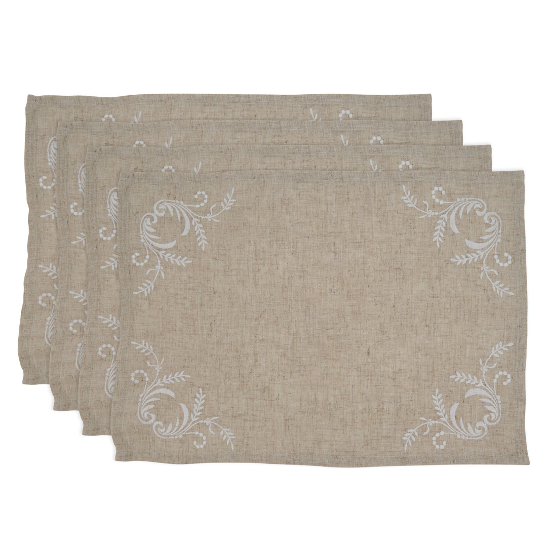 Massey Rectangle Placemat (Set of 4) One Allium Way®