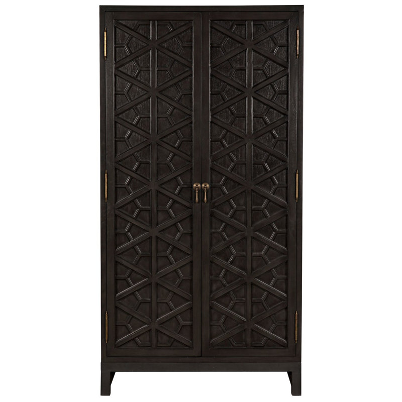 Maharadscha 2 - Door Armoire, Pale, 82" H x 42" W x 20" D