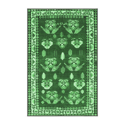 Lucertia Washable Southwestern Indoor Rug