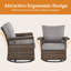 Ensemble de conversation d'extérieur pour 2 personnes avec coussins Serita Everyn-753700446