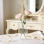 Ensemble de 12 vases en verre transparent