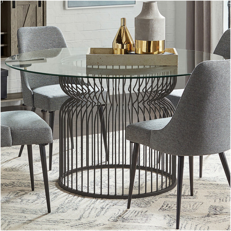 Table de salle à manger Gunmetal