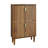 Shoe Storage Cabinet With 2 Flip Drawers,Free Standing Shoe  Cabinet With Metal Handles For Entryway,Shoe Rack Cabinet With Line Groove Design,23.6"W