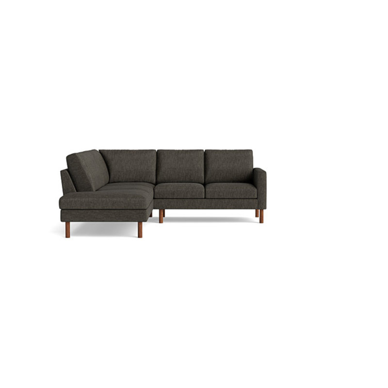 Laguna Sectional, Performance Weave - Onyx, Left Hand Facing
