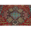 Tapis traditionnel fait à la main en laine rouge 5 x 6