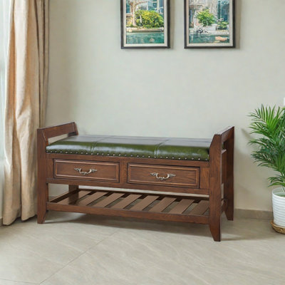47.2in Shoe Storage Bench With Drawer