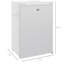 Congélateur vertical HOMcom de 3,0 pieds cubes, mini congélateur compact avec porte simple réversible, thermostat réglable, petit congélateur écoénergétique à faible bruit pour le bureau de résidence, blanc