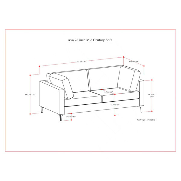 Dimensions du produit