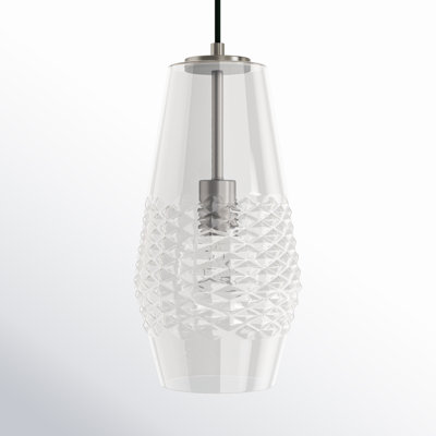 Single Light Glass Dimmable Pendant