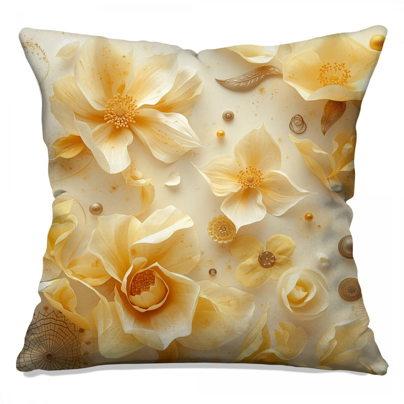 Coussins décoratifs Golden, 20 x 20 pouces