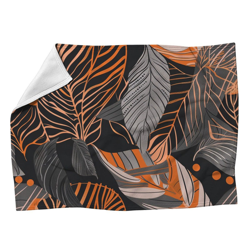 Couverture en molleton Tropical Nature, L 60 po x L 80 po