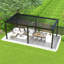 Louver Pergola Aluminum Frame & Steel Louvers-125198927