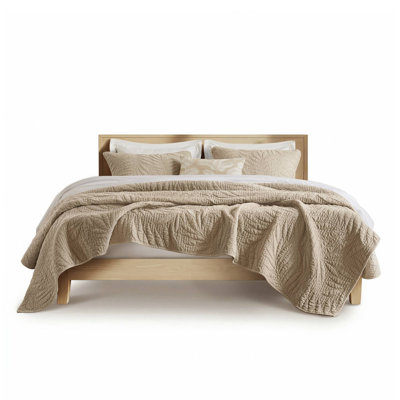 Full/Queen 3 Piece  Cotton Quilt Set Linen