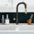 Matte Black/Brushed Brass