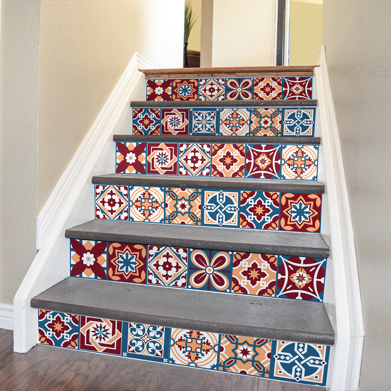 5.9'' W x 5.9'' L Vinyl Peel and Stick Field Tile
