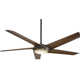 60" Raptor 5 - Blade LED Standard Ceiling Fan with Remote Control and Light Kit Included