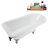 62" Streamline Clawfoot Tub,Tray,Drain, Clawfeet-101628983-102218229