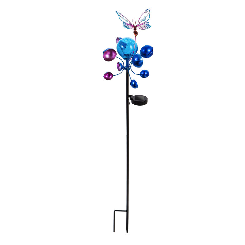 Jeu de jardin solaire papillon