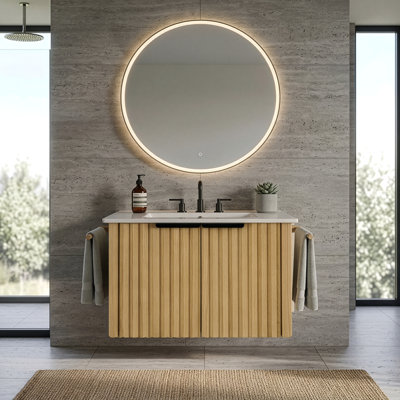 Meuble-lavabo simple mural 24 po Calix