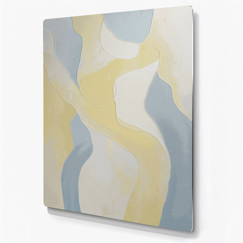 Art mural abstrait gris figuratif 65, H 11 po x l 14 po