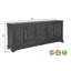 Buffet en bois massif sculpté à 3 tiroirs et 4 portes-1251013023