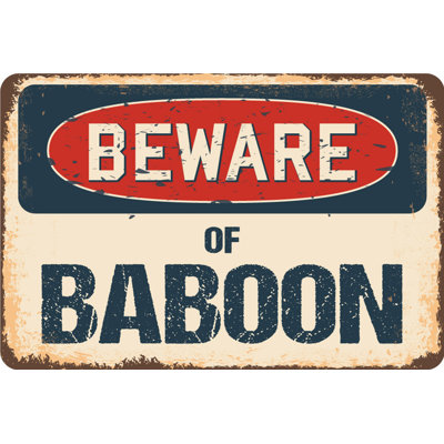Panneau Algarve Beware of Baboon