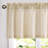 Linen Striped Kitchen Valance-108938959