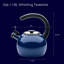 Enamel On Steel Whistling Induction Teakettle with Flip-Up Spout, 2-Quart-75288990