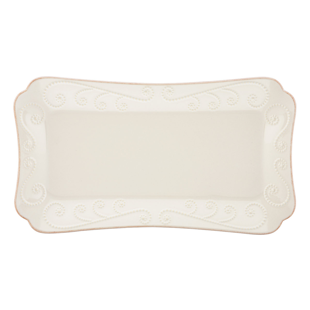 French Perle White Hors D' oeuvres Serving Tray